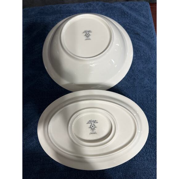 Noritake: "Fragrance" GRAVY BOAT wplate, VEGETABLE BOWL Yellow White Daisy - Picture 3 of 4